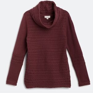 Like new! Floyd’s Cowl Neck Cable Pullover
